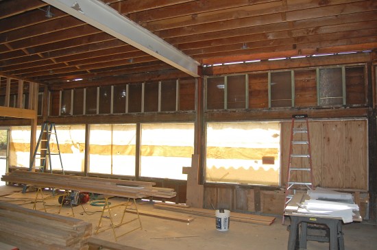9-13-14 Inside looking south at windows