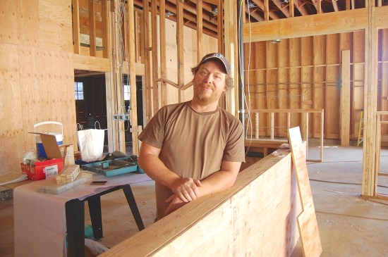 Jeff Smalley at the bar, Fire and Stone