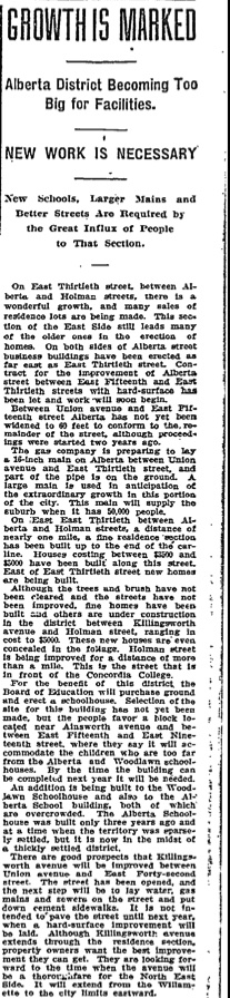 Alberta District Grows, 6-26-1910