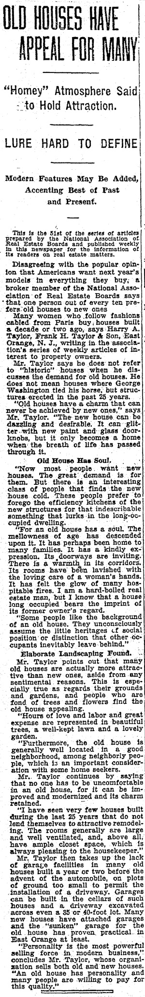 11-3-1929 Old houses have soul