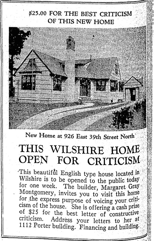 9-2-1928 House criticism ad (1)
