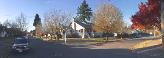 Today 40th and Failing looking Northwest